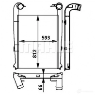 Интеркулер MAHLE ORIGINAL CI 112 000P 1437991071 9O VIQO9