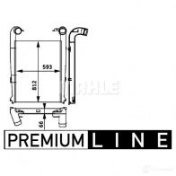 Интеркулер MAHLE ORIGINAL CI 112 000P 1437991071 9O VIQO9 - Изображение 2