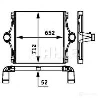 Интеркулер MAHLE ORIGINAL 1437991094 CI 105 000P IAMD 8