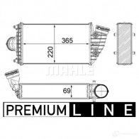 Интеркулер MAHLE ORIGINAL XPI IZF 1437991191 CI 380 000P - Изображение 2