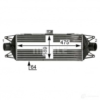 Интеркулер MAHLE ORIGINAL 1437991206 CI 439 000P 9D 71O - Изображение 4