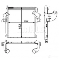 Интеркулер MAHLE ORIGINAL M74BT 6W CI 101 000P 1437910406 - Изображение 4
