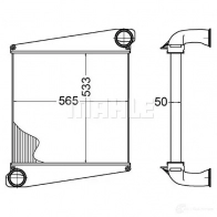 Интеркулер MAHLE ORIGINAL CI 272 000P 1437991062 J T4YE