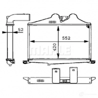 Интеркулер MAHLE ORIGINAL CI 89 000P XP3 49O 1437991203