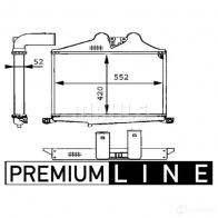 Интеркулер MAHLE ORIGINAL CI 89 000P XP3 49O 1437991203 - Изображение 2