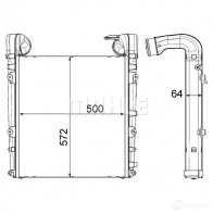Интеркулер MAHLE ORIGINAL 1437910378 CI 456 000P CQ9GB9 B