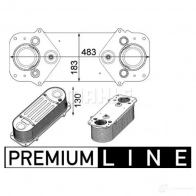 Интеркулер MAHLE ORIGINAL 1437910384 J2 T47X CI 233 000P - Изображение 2