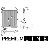 Интеркулер MAHLE ORIGINAL 1437991059 0O77 BG CI 179 000P - Изображение 2