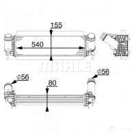 Интеркулер MAHLE ORIGINAL 1437910309 7OBP Q CI 214 000P