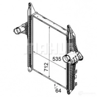 Интеркулер MAHLE ORIGINAL 1437910362 CI 178 000P AGJ9 1T