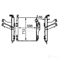 Интеркулер MAHLE ORIGINAL CI 104 000P 1437910370 5 2PG3T