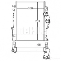 Интеркулер MAHLE ORIGINAL 1437991171 FPBU ZJ CI 269 000P