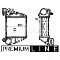 Интеркулер MAHLE ORIGINAL CI 299 000P 1437991221 H0V 8B2 - Изображение 2