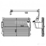 Интеркулер MAHLE ORIGINAL 0SAX I6 1437991223 ci405000p