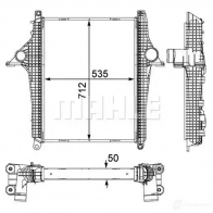 Интеркулер MAHLE ORIGINAL 1437910361 CI 147 000P J4 T1UKG
