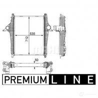 Интеркулер MAHLE ORIGINAL 1437910361 CI 147 000P J4 T1UKG - Изображение 2