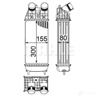 Интеркулер MAHLE ORIGINAL VO 1EDOT Peugeot 207 1 (WA, WC, PF1) Хэтчбек 1.6 HDi 92 л.с. 2009 – 2025 CI 210 000P