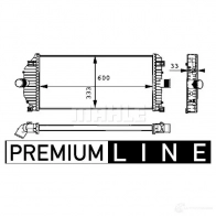 Интеркулер MAHLE ORIGINAL CI 50 000P 1437910909 E1 GH2 - Изображение 2