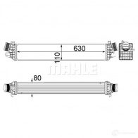 Интеркулер MAHLE ORIGINAL Q3 FYD CI 258 000P 1437990555