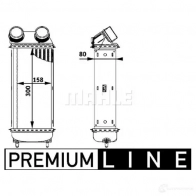 Интеркулер MAHLE ORIGINAL 69L XQ 1437910778 CI 86 000P - Изображение 2