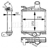 Интеркулер MAHLE ORIGINAL JXSS DT CI 88 000P Mercedes Vito (W638) 1 Фургон 2.3 110 D (6374. 6378) 98 л.с. 1997 – 2003