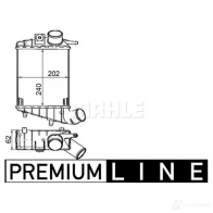 Интеркулер MAHLE ORIGINAL ci195000p 1437910452 MMUX PS - Изображение 2