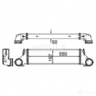 Интеркулер MAHLE ORIGINAL 1437910464 6NW QY52 CI 361 000P