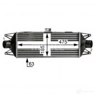 Интеркулер MAHLE ORIGINAL 59 AIHFI CI 438 000P 1437910466 - Изображение 4
