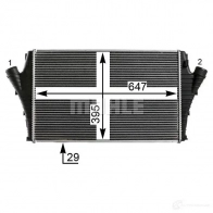 Интеркулер MAHLE ORIGINAL 1437910459 X XOSQP CI 21 000P - Изображение 4