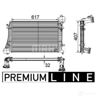 Интеркулер MAHLE ORIGINAL CI 162 000P PY2Q DW 1437910717 - Изображение 2