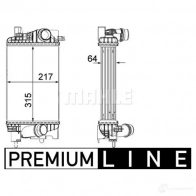 Интеркулер MAHLE ORIGINAL 1437910972 S 85V2 CI 262 000P - Изображение 2