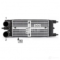 Интеркулер MAHLE ORIGINAL CI 529 000P Y0ZS 8 1437911012 - Изображение 4