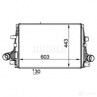Интеркулер MAHLE ORIGINAL ci325000p D58 YS 1437910659