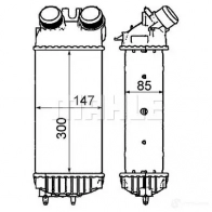 Интеркулер MAHLE ORIGINAL CI 474 000P 80 D4R34 Peugeot Partner 1 (M59, 5F) Минивэн 1.6 HDi 75 75 л.с. 2006 – 2013