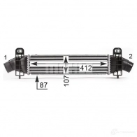 Интеркулер MAHLE ORIGINAL KPHC60 E 1437910654 CI 25 000P - Изображение 4