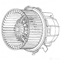 Моторчик вентилятора печки MAHLE ORIGINAL AB 114 000P T1N 3G 1437628027 - Изображение 2