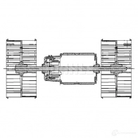 Моторчик печки, вентилятора MAHLE ORIGINAL ab84000p 1437628519 HC3P U