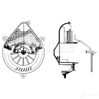 Моторчик вентилятора печки MAHLE ORIGINAL Peugeot 306 1 (7B, N3, N5) Седан 1.6 90 л.с. 2000 – 2001 1IA OL AB 72 000P