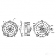 Моторчик вентилятора печки MAHLE ORIGINAL X GAPC8 Bmw 7 (E65, E66, E67) 4 Седан 3.0 730 d 218 л.с. 2002 – 2005 AB 17 000S