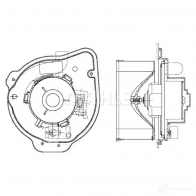 Моторчик вентилятора печки MAHLE ORIGINAL Volvo S70 1 (874) Седан 2.4 140 л.с. 1999 – 2000 08 2B2 AB 135 000P