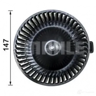 Моторчик вентилятора печки MAHLE ORIGINAL AB 283 000P 1NMC N 1437628587 - Изображение 3