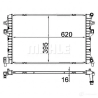 Интеркулер MAHLE ORIGINAL 1437626546 CIR 34 000S SJ5 GW - Изображение 6