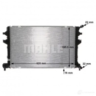 Интеркулер MAHLE ORIGINAL 1437626546 CIR 34 000S SJ5 GW - Изображение 9