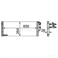Интеркулер MAHLE ORIGINAL Y6IH R1S CIR 18 000P 1437626548 - Изображение 5