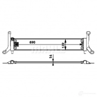 Интеркулер MAHLE ORIGINAL X 1S2UK CIR 6 000P 1437626564 - Изображение 4