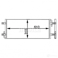 Интеркулер MAHLE ORIGINAL L QH1Q3 CIR 22 000P 1437626877
