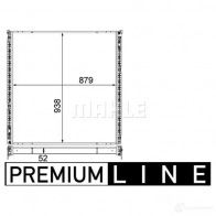 Интеркулер MAHLE ORIGINAL CIR 15 000P 1437626879 K1 FLGWT - Изображение 2