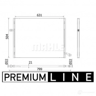 Интеркулер MAHLE ORIGINAL 1437626853 CIR 37 000P 7J LUC - Изображение 2