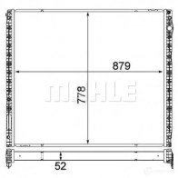 Интеркулер MAHLE ORIGINAL CIR 14 000P 6JTIVY L 1437626857