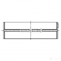 Вкладыши коренные MAHLE ORIGINAL 2349631 4009026578087 6G CW7I1 061 HL 19078 025 - Изображение 2